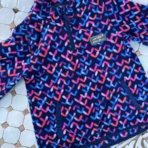 Eddie Bauer Multicolor Zigzag Fleece Jacket